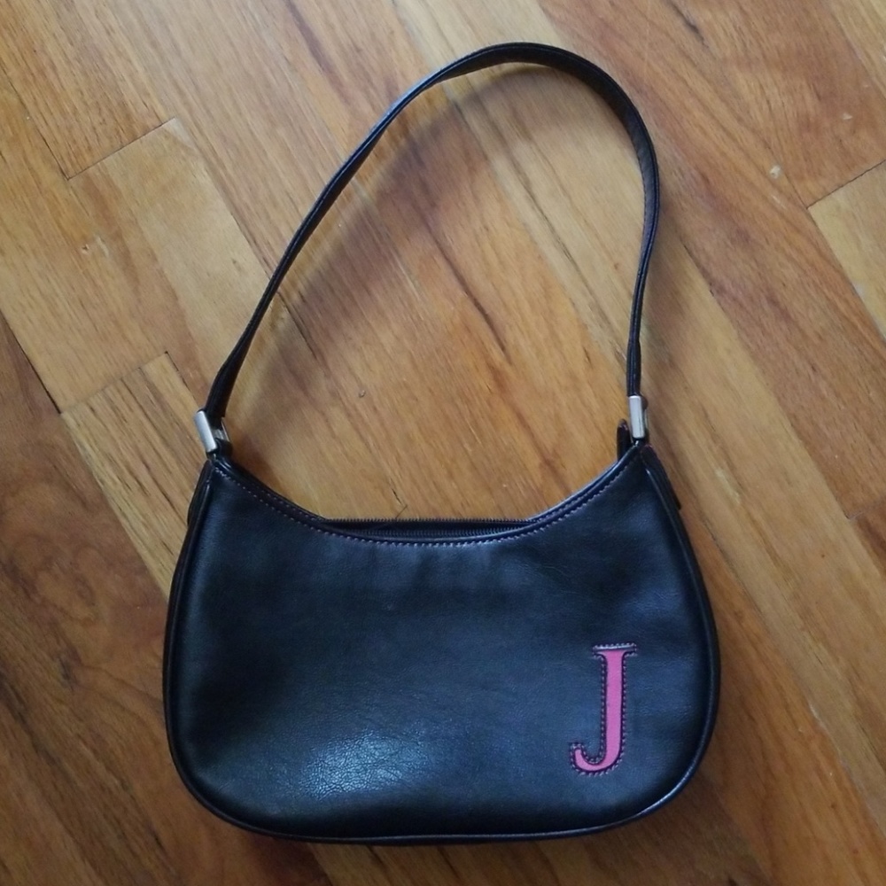 Black and Pink J Purse